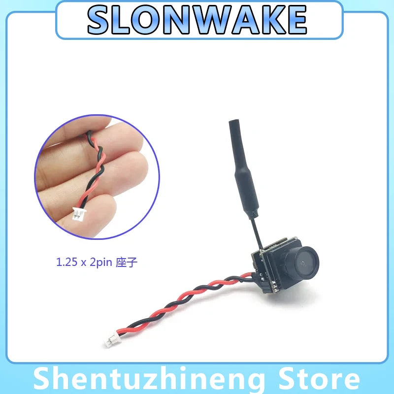 EWRF mini VTX 5.8G 48CH 25mW FPV transmitter+600TVL 120 degree AIO FPV Camera with 30cm Connecting Cable for RC FPV Racing Drone EWRF mini VTX 5.8G 48CH 25mW FPV transmitter+600TVL 120 degree AIO FPV Camera with 30cm Connecting Cable for RC FPV Racing Drone